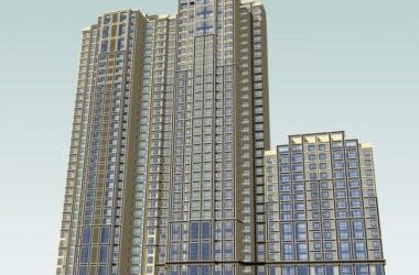Sketchup住宅模型|高层住宅，现代风格，底层商业，居住建筑-BIM建筑网