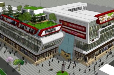 Sketchup商业模型|多层商场商业街，现代风格-BIM建筑网