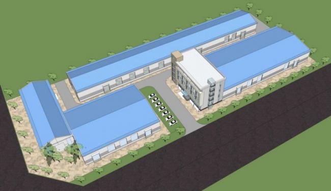 Sketchu工业厂房|多层厂房厂区办公楼，现代风格，工业建筑