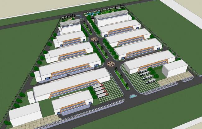 Sketchu工业厂房|多层厂房厂区，现代风格，工业建筑