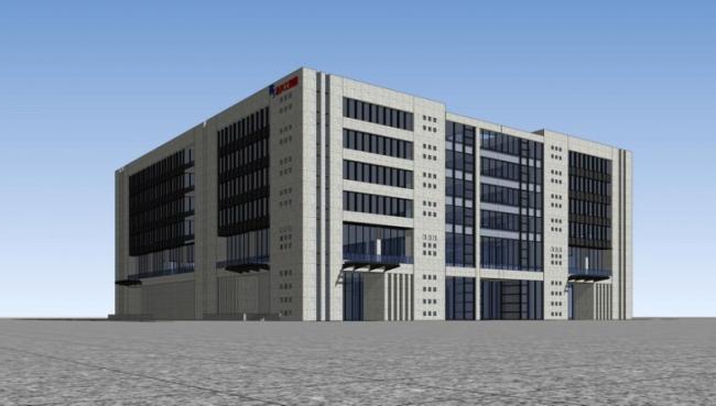 Sketchu工业厂房|多层厂房办公楼，现代风格，工业建筑