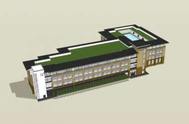 Sketchu工业厂房|多层厂房，新中式风格，工业建筑-BIM建筑网