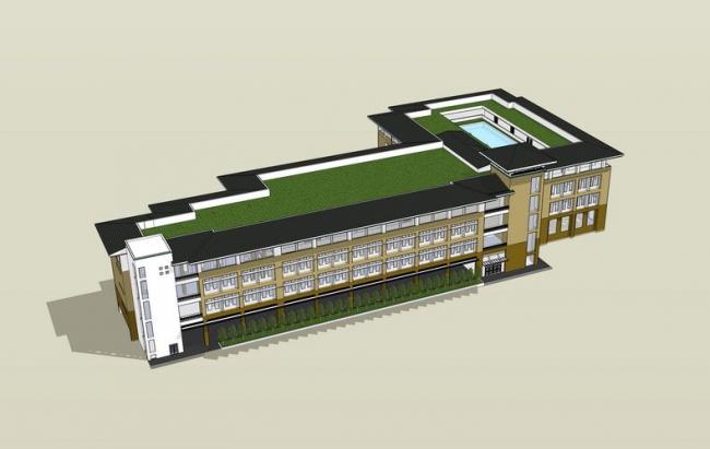 Sketchu工业厂房|多层厂房，新中式风格，工业建筑