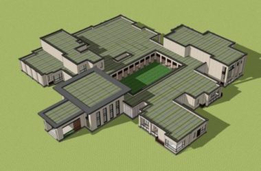Sketchup商业模型|多层会所售楼处，现代风格-BIM建筑网