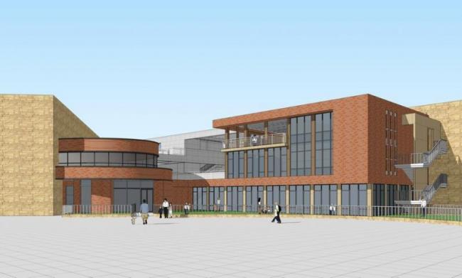 Sketchup学校模型|多层学校幼儿园，教育建筑，现代风格