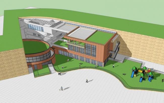 Sketchup学校模型|多层学校幼儿园，教育建筑，现代风格