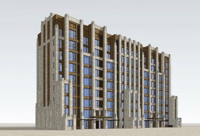 Sketchup住宅模型|小高层住宅，古典风格，居住建筑