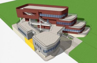 Sketchup办公模型|多层办公楼，现代风格-BIM建筑网