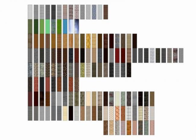 Sketchup素材模型|贴图材质模型素材组件