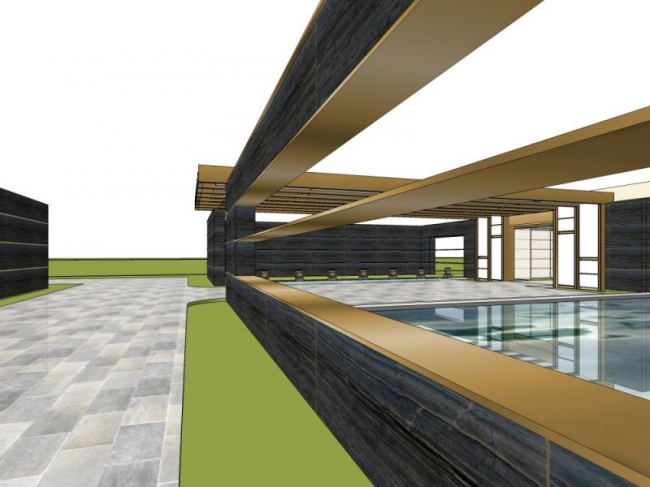 Sketchup商业模型|多层会所，现代风格，商业建筑