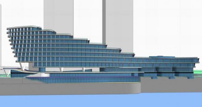 Sketchup酒店模型|多层酒店，现代风格