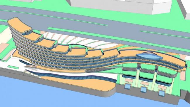 Sketchup酒店模型|多层酒店，现代风格