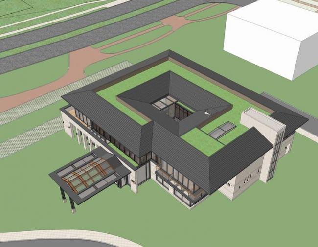 Sketchup办公模型|高层办公楼，现代风格