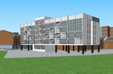 Sketchup办公模型|多层办公楼，现代风格-BIM建筑网