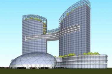 Sketchup文化模型|高层办公楼，多层剧院，现代风格，文化建筑-BIM建筑网