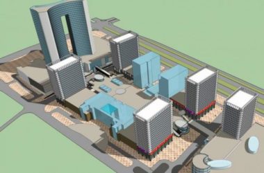 Sketchup综合体模型|多高层混合办公楼商业街，综合体，天桥，现代风格-BIM建筑网