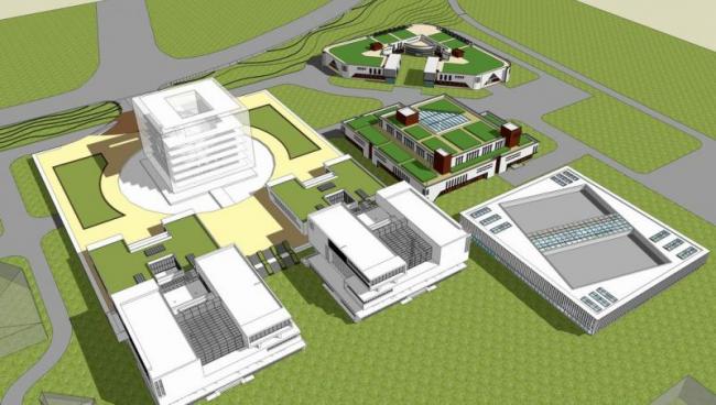 Sketchu工业厂房|多层科技园软件园研发中心，工业建筑，现代风格