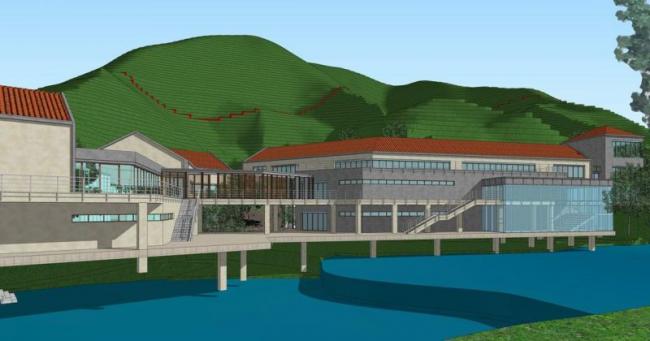 Sketchu工业厂房|多层工业厂房，坡屋顶，现代风格