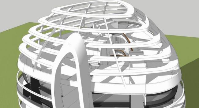 Sketchup住宅模型|小高层住宅，现代风格，居住建筑
