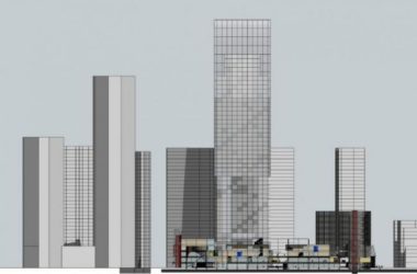 Sketchup综合体模型|高层办公楼商业综合体，现代风格-BIM建筑网