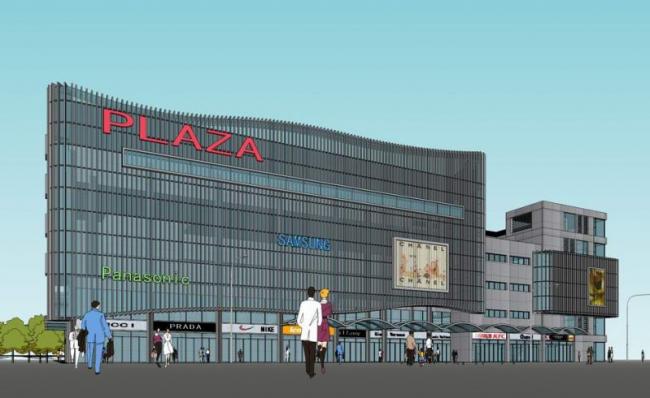 Sketchup商业模型|多层商业楼，现代风格