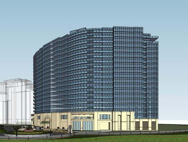 Sketchup酒店模型|高层酒店，现代风格