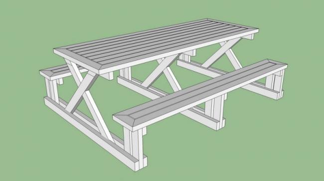 Sketchup素材模型|室外休闲桌椅椅子su模型素材组件