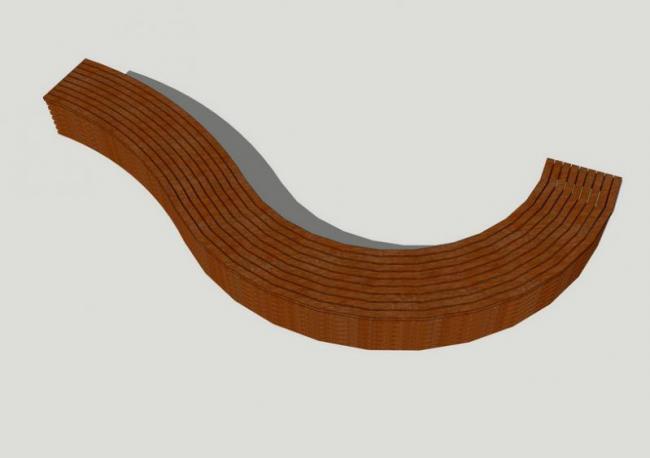 Sketchup素材模型|广场座椅椅子SU模型素材组件