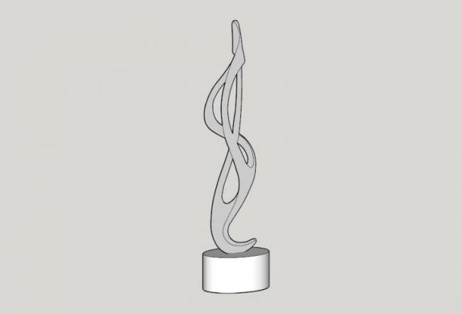 Sketchup素材模型|景观雕塑su模型素材组件