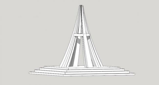 Sketchup素材模型|景观雕塑su模型素材组件