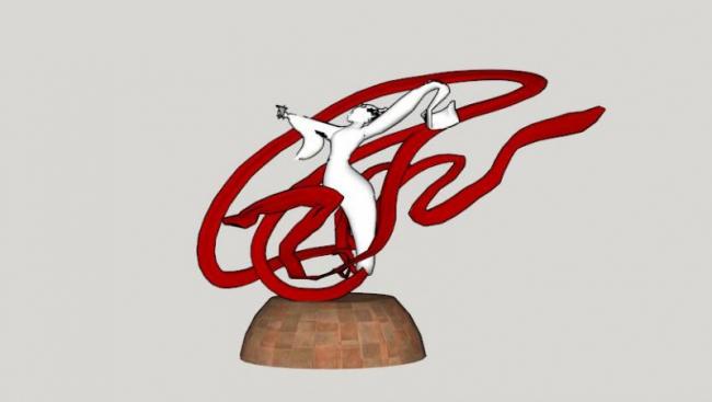 Sketchup素材模型|景观雕塑su模型素材组件