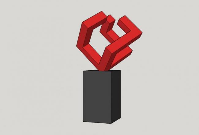 Sketchup素材模型|景观雕塑su模型素材组件