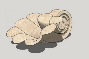 Sketchup素材模型|喷水喷泉雕塑su模型素材组件-BIM建筑网