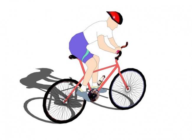 Sketchup素材模型|骑自行车su模型素材组件