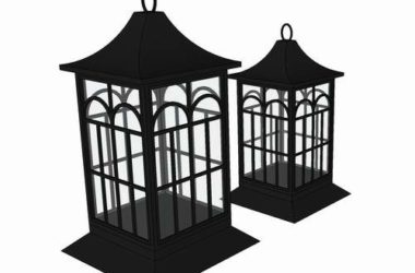 Sketchup素材模型|园林灯su模型素材组件-BIM建筑网