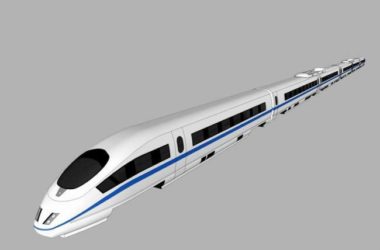 Sketchup素材模型|高铁火车素材组件模型-BIM建筑网