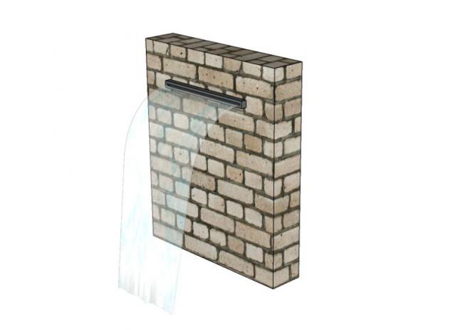 Sketchup素材模型|跌水景墙素材组件模型