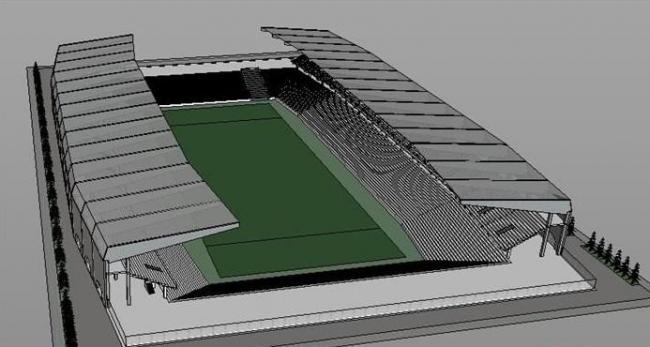 Sketchup体育馆模型|多层体育场馆，现代风格