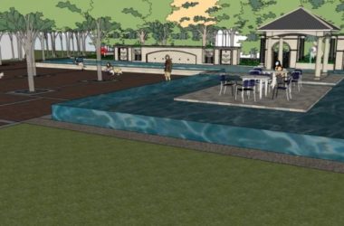 Sketchup素材模型|欧式水池喷泉模型素材组件-BIM建筑网