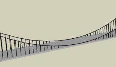 Sketchup车站路桥|现代风格，车行桥梁-BIM建筑网