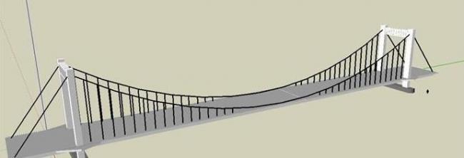 Sketchup车站路桥|现代风格，车行桥梁
