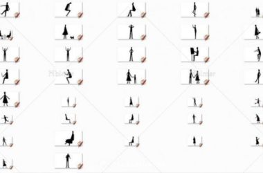 Sketchup素材模型|妹岛和世方案常用人物合集，模型素材组件-BIM建筑网