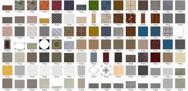 Sketchup素材模型|600张超级无缝SU贴图模型素材组件