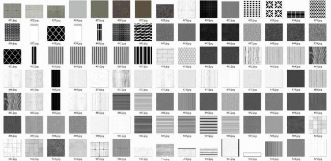 Sketchup素材模型|600张超级无缝SU贴图模型素材组件