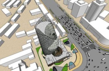 Sketchup办公模型|高层办公楼，现代风格-BIM建筑网