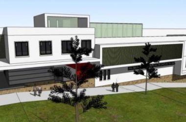 Sketchup办公模型|多层办公，坡地办公楼，现代风格-BIM建筑网