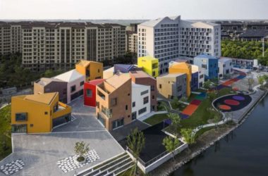 BIM建筑|老集市的味道，儿时记忆里的颜色：上海临港新城社区贸易中间 / 上海中房建筑设计-BIM建筑网