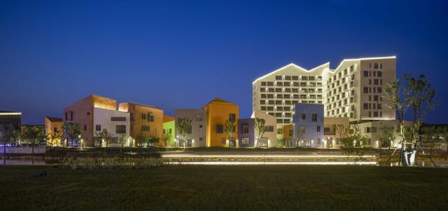 BIM建筑|老集市的味道，儿时记忆里的颜色：上海临港新城社区贸易中间 / 上海中房建筑设计