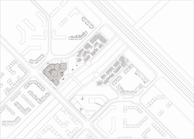 BIM建筑|老集市的味道，儿时记忆里的颜色：上海临港新城社区贸易中间 / 上海中房建筑设计