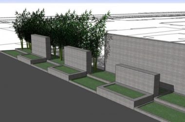 Sketchup素材模型|景墙石材素材，建筑模型组件素材-BIM建筑网